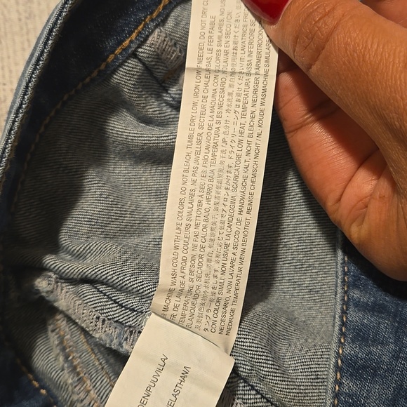 EVIDNT Tangier Step Hem Straight Cropped Jeans Medium Wash Size 30 NWT - Picture 16 of 16